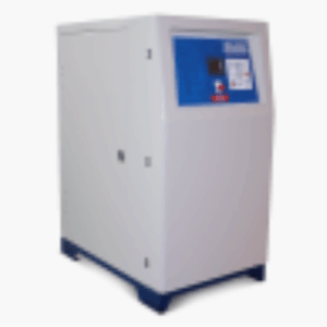 Bauer High-Pressure Compressor System—rectangular machine with front control panel, white body, and blue base.