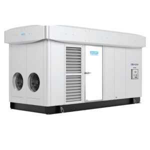 BAUER N-SERIES 5: Large industrial air compressor with dual fans, vent panel, side door, and control interface.